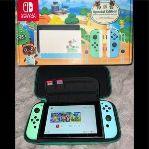 Limited edition Animal crossing Nintendo Switch Console